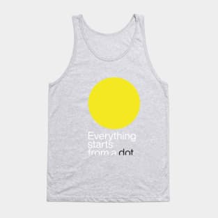 Everything starts by a dot. (Kandinsky) Tank Top